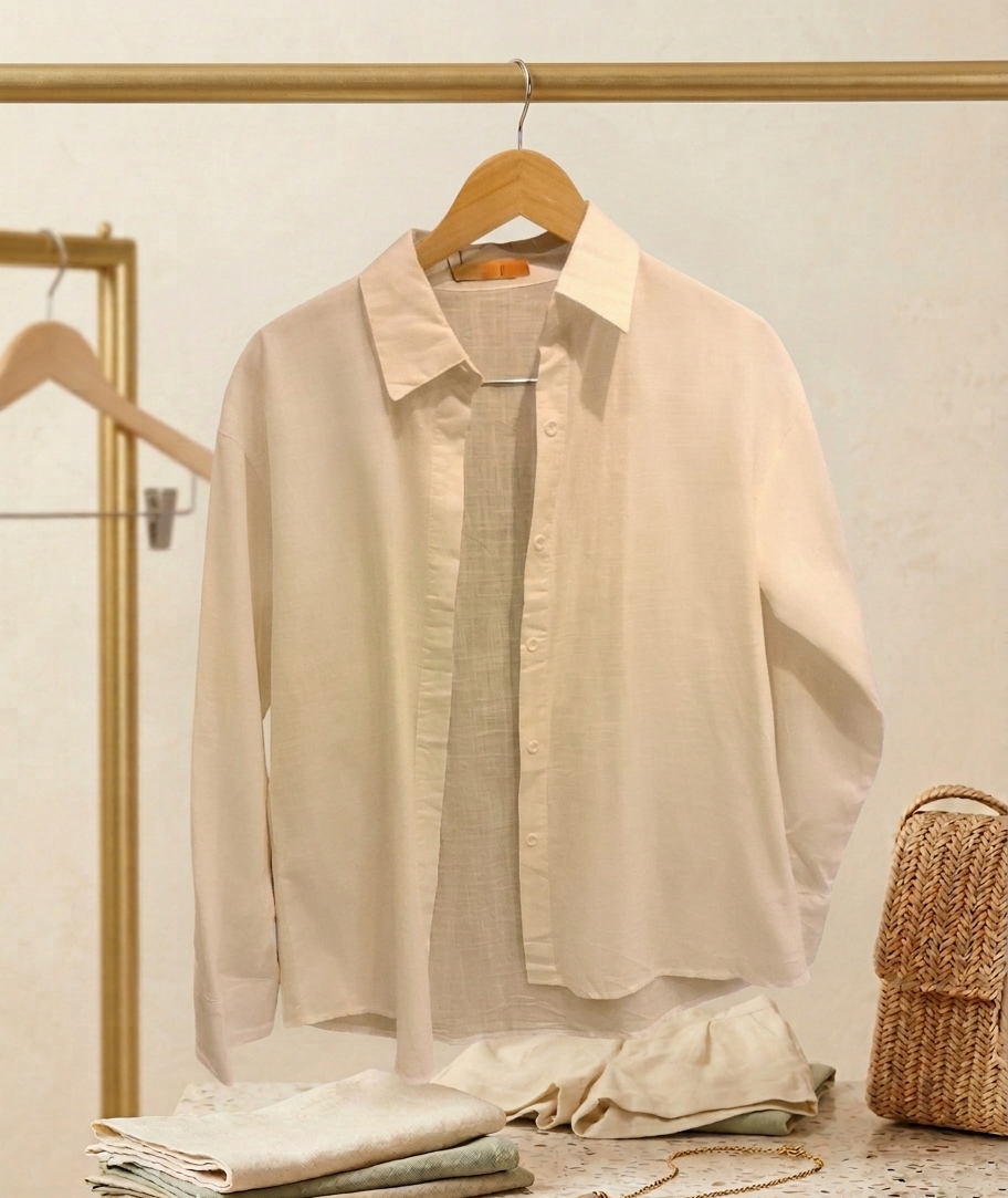 Conjunto 3 Peças Linho Branco M