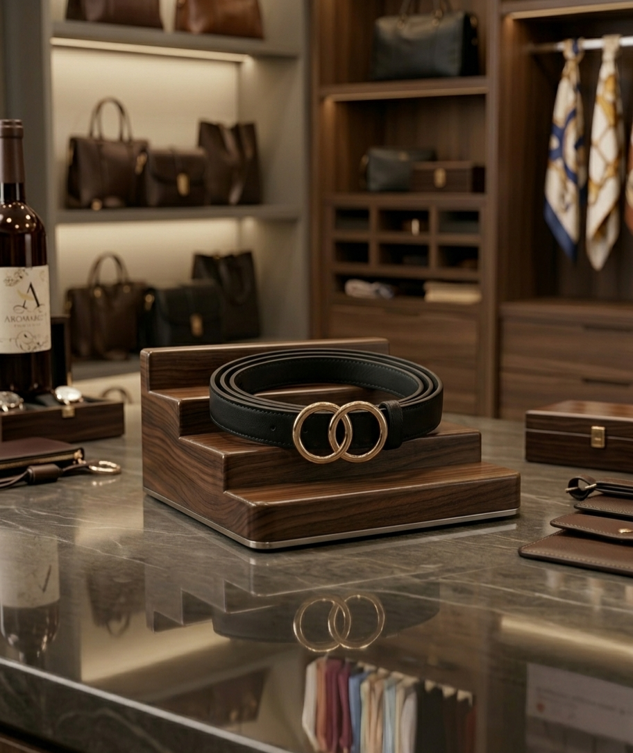 Cinto Courino Fino [Preto]