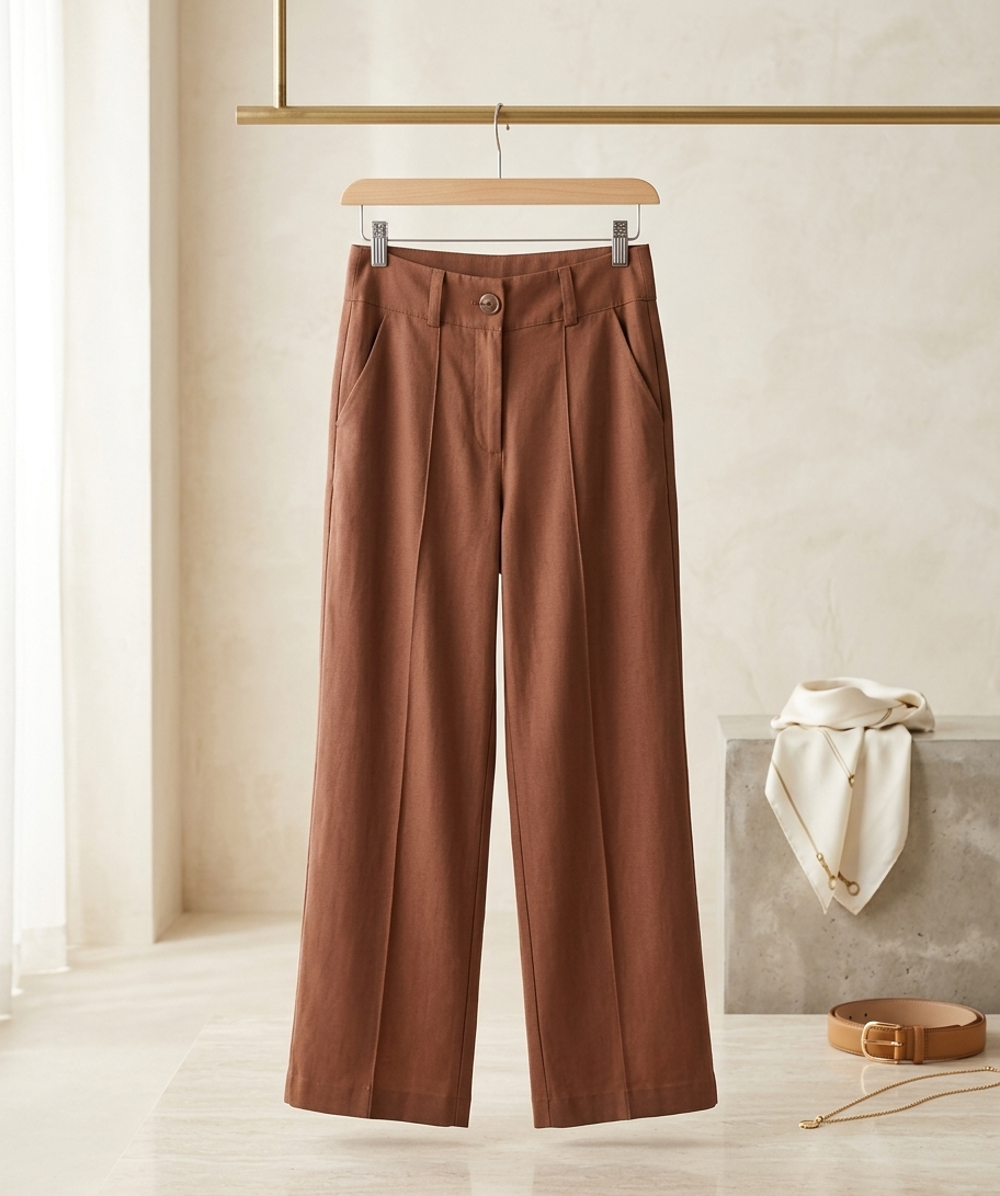 Calça Alfaiataria Marrom M